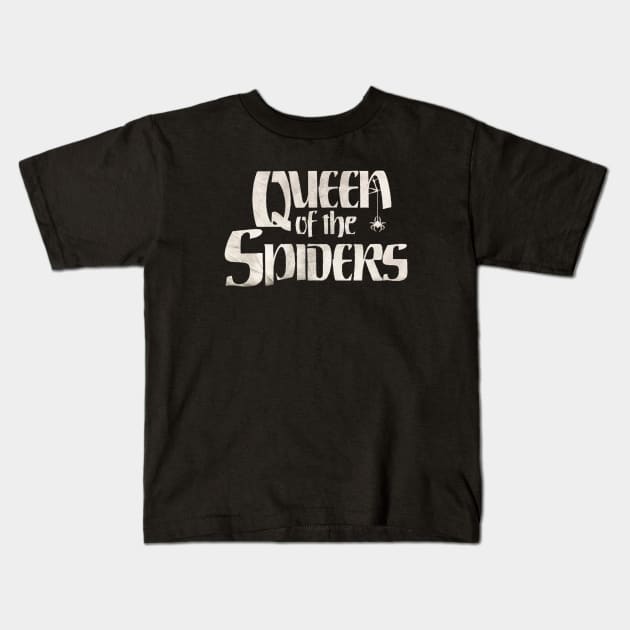 Queen of the Spiders Kids T-Shirt by Riverlynn_Tavern